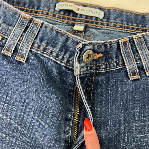 Tommy Hilfiger  cropped blue jeans size 10 - Picture 4 of 10